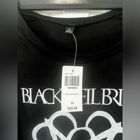 Black Veil Brides long sleeve Raglan shirt - Picture 3 of 5